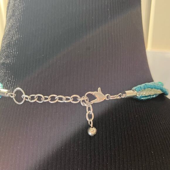 Turquoise and blue necklace lot of 8 - Picture 16 of 16